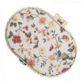 thumbnail image 1 of Espejo de Maquillaje Portátil con Diseño Floral para Viajes , 2 piezas, 1 of 5