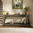 thumbnail image 4 of 71-Inch Farmhouse Console Table for Entyrway,2-Tier Sofa Table, 4 of 7