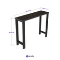 thumbnail image 3 of Recibidor Credenza Multiusos Randu 120x30 Color Negro 1 Pulgada De Grosor Práctico Y Moderno, 3 of 3