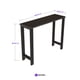 thumbnail image 3 of Recibidor Credenza Multiusos Randu 120x30 Color Negro 1 Pulgada De Grosor Práctico Y Moderno, 3 of 3