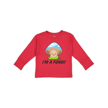 

Inktastic I m a Fungi with Mushroom Gift Toddler Boy or Toddler Girl Long Sleeve T-Shirt