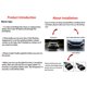 thumbnail image 5 of 2 uds bombilla de faro de coche impermeable cabeza delantera conducción lámpara de funcionamiento Plug and Play Tmvgtek Accesorios para autos y motos, 5 of 9