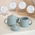 thumbnail image 3 of Sippy Cups Moonkie Silicone, primera etapa, 120 ml, paquete de 2 unidades para niños, 3 of 8