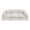 Ivory, variant on Commix Down Filled Overstuffed Boucle Fabric 3-Seater Sofa in Black