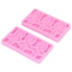 thumbnail image 5 of Moldes para fondant, 2 moldes de silicona, hermoso molde para pasteles, molde para hornear, muy recomendado, 5 of 13
