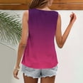 thumbnail image 5 of mfyjkho Camisetas Sin Mangas Para Mujer, Camiseta Sin Mangas Con Degradado De Color Para Mujer Tops Elegantes Para Mujer S, 5 of 5
