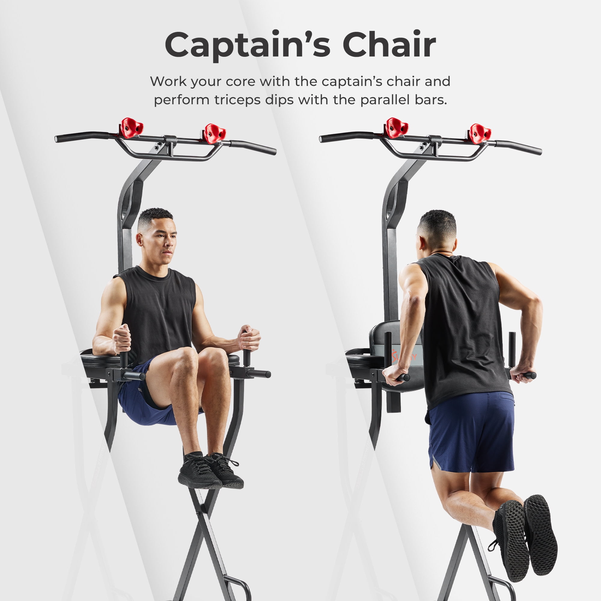 Sunny Health & Fitness Multifunctional & Adjustable Height Power Tower – SF-XF922081
