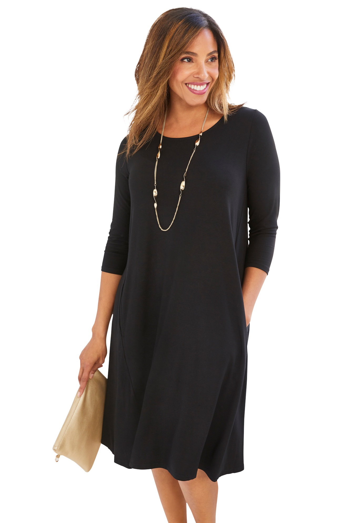 Quarter sleeve t shirt dress Clearance
