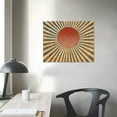thumbnail image 4 of Orinice Neutral Wall Art Minimalist Decor - Mid Century Modern Contemporary Art Prints Sun Posters Geometric Abstract Lines Canvas Paintings Bohemian Aesthetic Pictures for Wall Kitchen  20x16in, 4 of 6