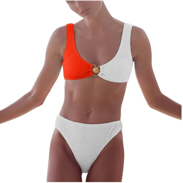 SMihono Bikini for Women Summer Plus Size Swimwear Women's Sexy