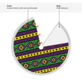 thumbnail image 5 of Christmas Tree Skirt, Carnival Mardi Gras Christmas Tree Decorations Indoor, Tree Skirts Mat With Tassel Trim for Halloween New Year Holiday Christmas Party Decor 36 Inches, 5 of 7
