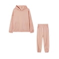 thumbnail image 6 of Frontwalk Sweatsuit 2pcs Set for Women Casual Tracksuit Playsuit Long Sleeve Sweatshirt and Sweatpants 2 Piece Solid Outfit Sweat Suit, 6 of 6