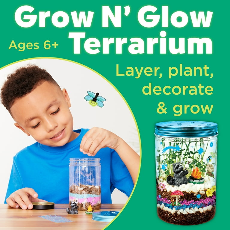 Creativity for Kids Grow N' Glow Terrarium Child Craft STEM Kit