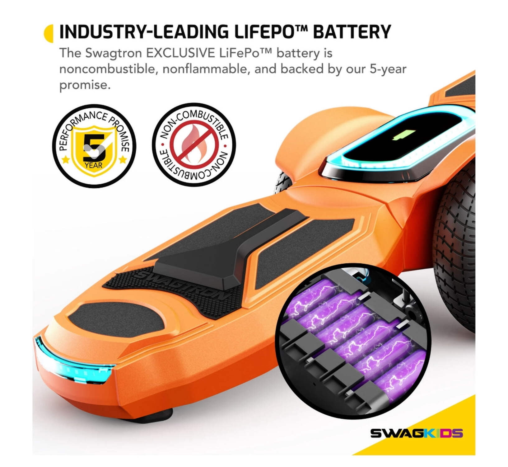 Swagtron Shuttle Zipboard Electric Hoverboard 7 mph 3-Mile