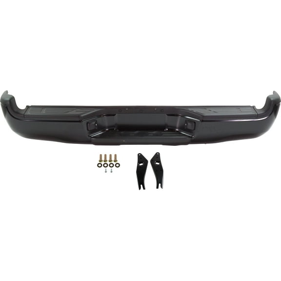 Step Bumper Compatible with Toyota Tacoma 2005-2015 Assembly Powdercoated Black Steel