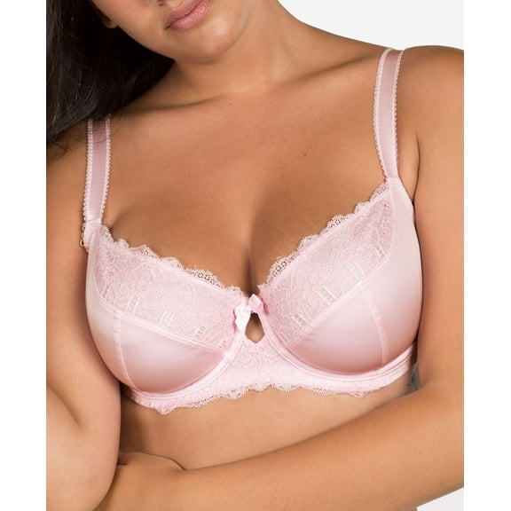Dorina Women's Celine Non Padded Lace Underwire Bra - Pink, Size 38D