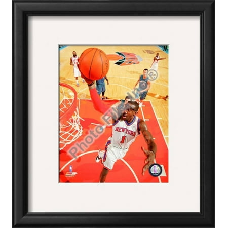 Amare Wall - Amare Stoudemire 2010-11 Action Framed Photographic Print Wall Art - 14x16