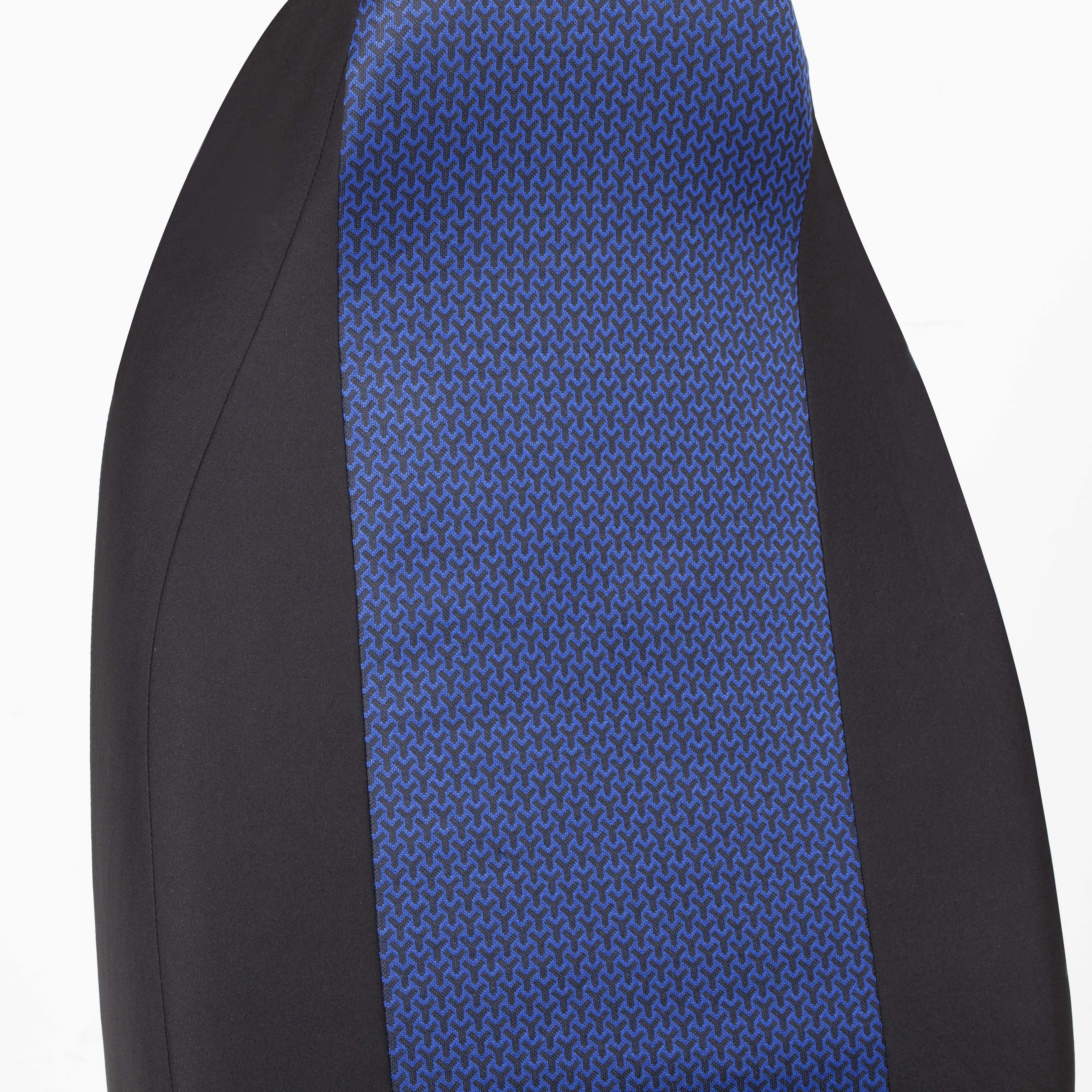 Auto Drive 1pc Atlanta Blue Seat Cover-Universal Fit, Assembled Product-2202SC263