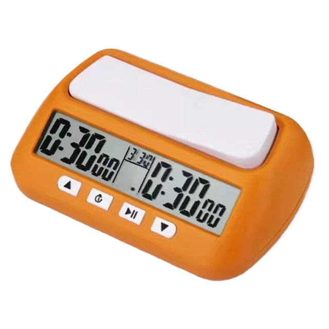 Chess Clock Digital Countdown Battery Powered Multi Memory Function Timer Shockproof Pad Electronic Clocks For Chess Weiqi Chinese No Battery Clock