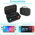 HEYSTOP Case For Nintendo Switch & OLED Model Protective with 18 Games