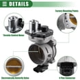 thumbnail image 4 of Conjunto de cuerpo de aceleración electrónico Unique Bargains para Ford F-150 2005-2010, metal No.8L3Z9E926A/8L3Z9E926C tono plateado, 4 of 7