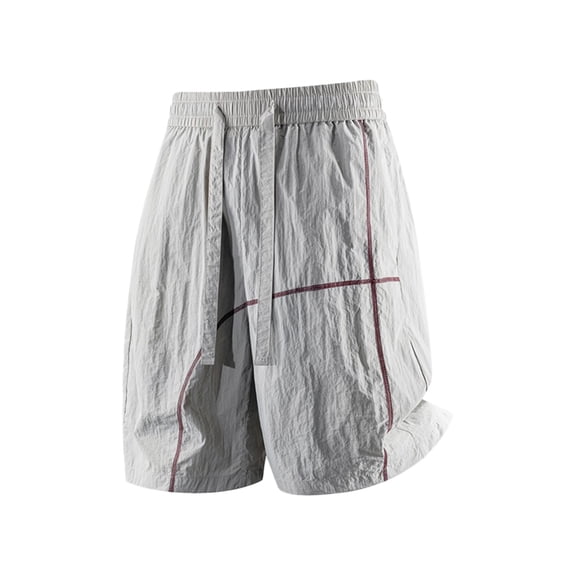 Men's Casual Athletic Shorts with Multiple Pockets Loose Fit Outdoor Sports Beach Walking Shorts