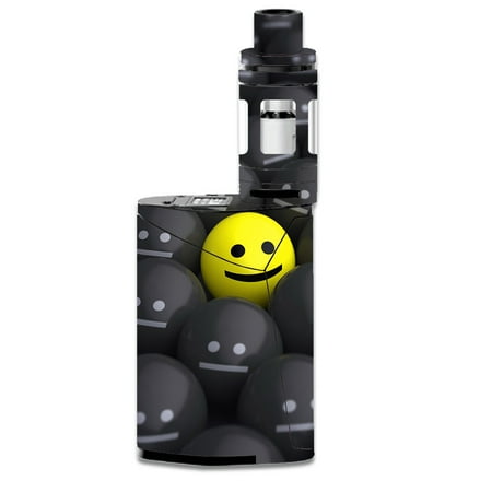 Skin Decal For Smok Gx350 Kit Vape Mod / 1 Yellow Happy Emoji With