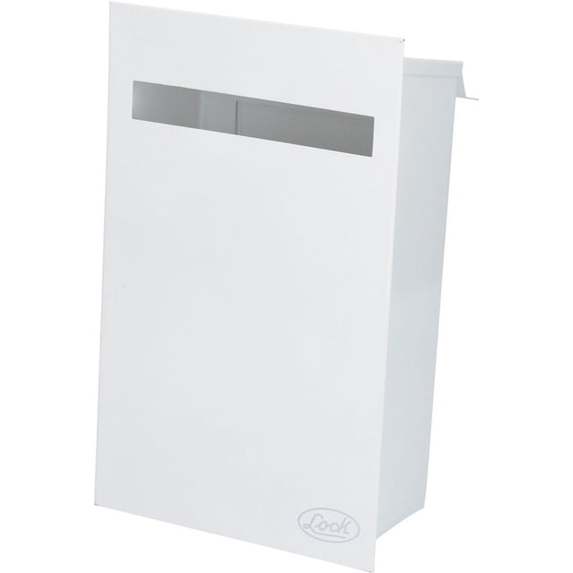 Buzón Para Cartas Ideal Hogar Lock Metalico Blanco 10BZ 10BZ