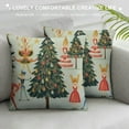thumbnail image 3 of GOSMITH  Christmas Pillow Covers,Nutcracker Christmas Tree Decorations Pillows Decorative Throw Pillow Cases,Xmas Cushion Covers for Winter Holiday Home Couch, 3 of 5