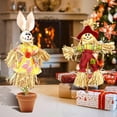 thumbnail image 5 of Outdoor Halloween Decorations Yard 6 X 4 Inch Bunny Scarecrow, Halloween Decor for Porch Lawn Home Party, Single Piece Fall Halloween Decor Display, 5 of 5