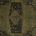 thumbnail image 1 of Ahgly Company Indoor Square Abstract Brown Modern Area Rugs, 4' Square, 1 of 4