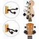 thumbnail image 4 of Paquete de 2 soportes de pared giratorios para guitarra, perchas de madera auténtica con base de madera maciza y funda acolchada suave, perfectos para la decoración del estudio y para ahorrar espacio, 4 of 6