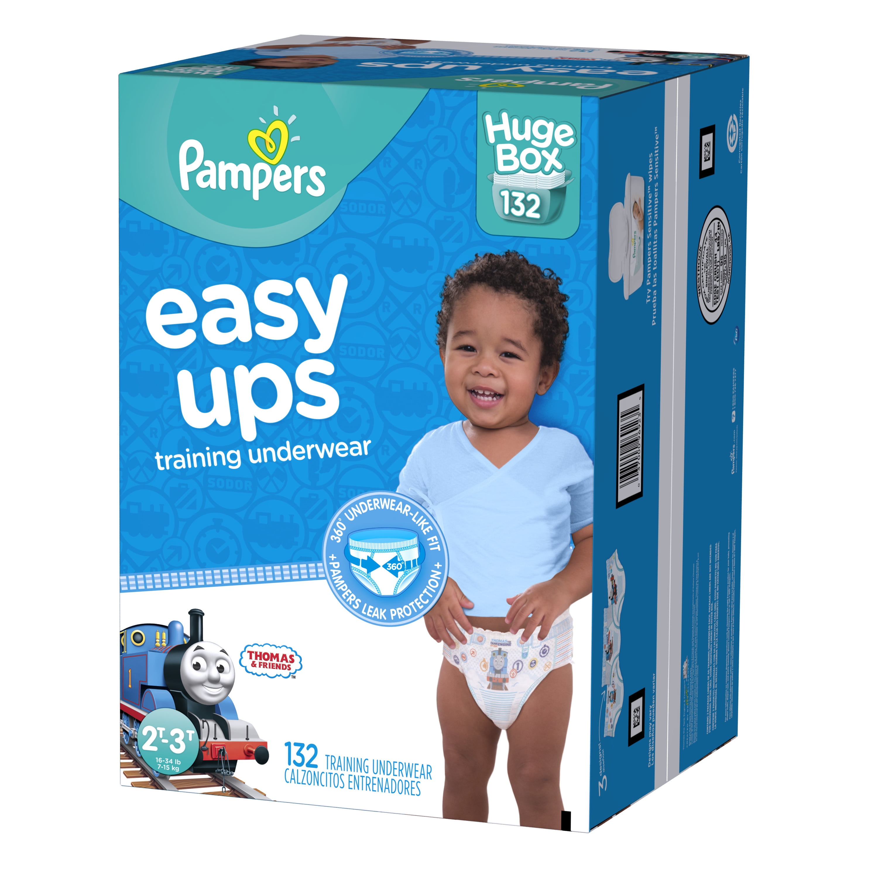 Pampers Easy Ups Training Underwear Boys Size 4 2T3T 132 Count Walmart Inventory Checker