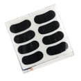 thumbnail image 2 of Sonducket 100 hojas de pegatinas deportivas para los ojos, autoadhesivas, Color negro, fútbol, ​​Rugby, Hockey, pegatina para la cara, Deportes y aire libre, 2 of 6