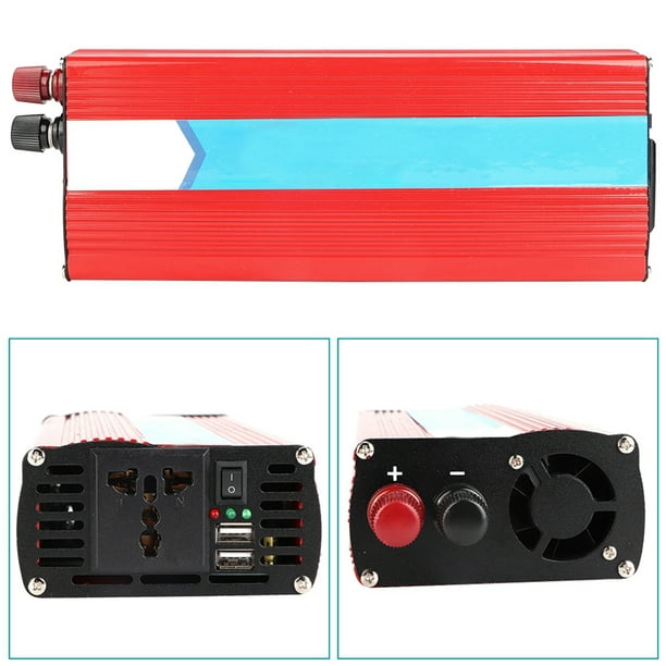 Onduleur Solaire De Voiture, 12V à 220V 6000W Onduleur De Voiture, Auto  Pour Une Utilisation Multifonctionnelle D'alimentation De Voiture 