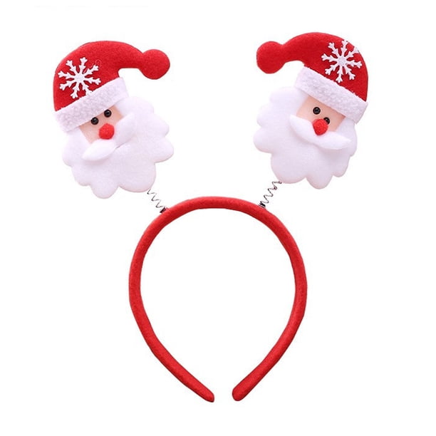 Cateissary Navidad niños pelo banda fiesta disfraz sombreros decoración para puesta en escena Kits de decoración para fiestas