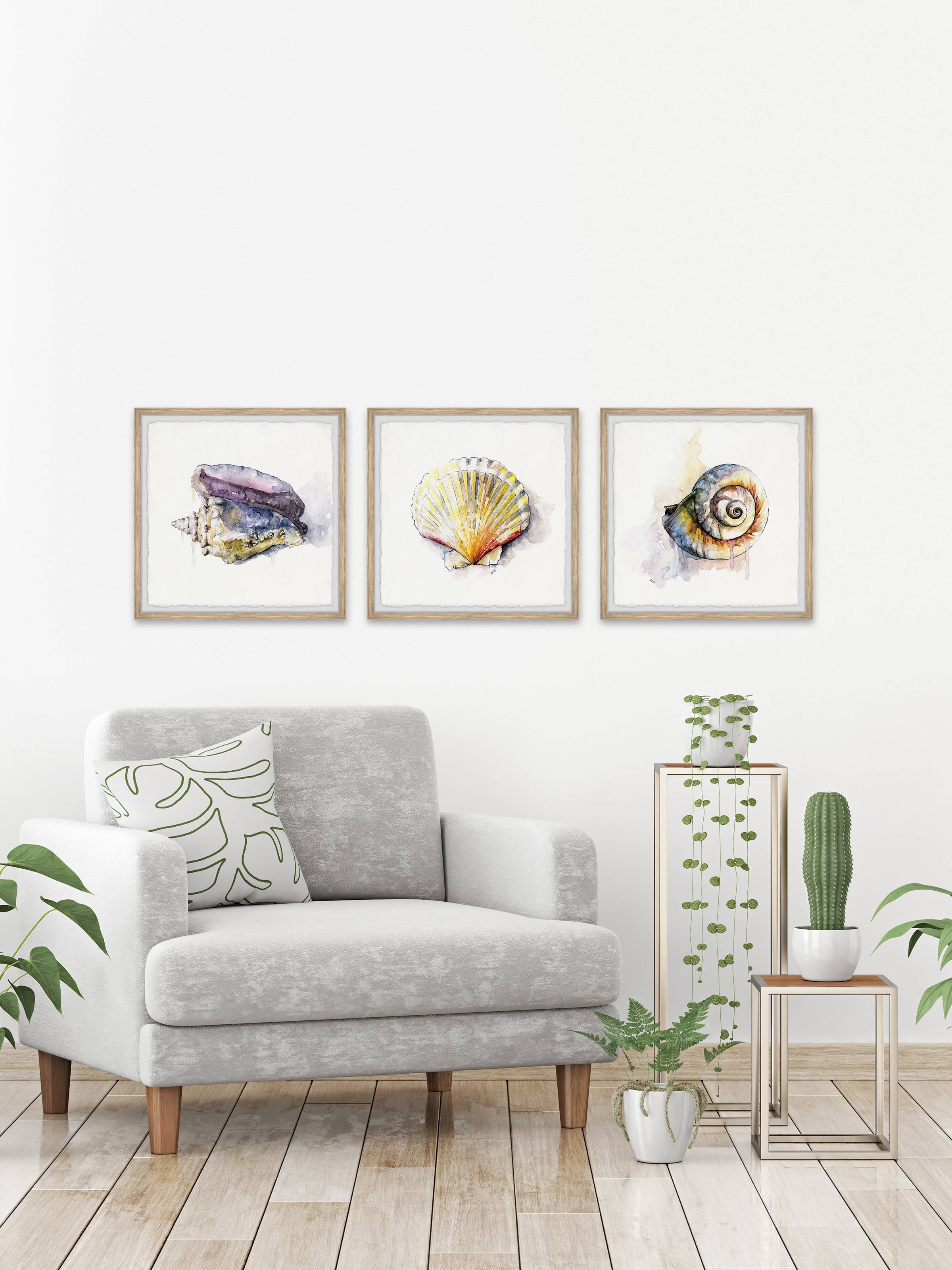 Marmont Hill Sea Buddies Triptych by Rachel Byler