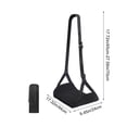 thumbnail image 3 of Foot Rest Hammock, Travel Leg Support Sling, Adjustable Airplane Accessory, Ergonomic Comfort Design and Reinforced Stitching for Business Travel, Car Trips, and Daily Office Use., 3 of 9