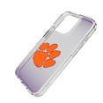 thumbnail image 2 of Clemson Tigers Linen Logo iPhone Clear Case, 2 of 6