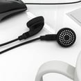 thumbnail image 2 of Bulk Earbuds Earbud Headphones Wholesale Ear Buds in Classroom Disposable Earphones Lot Kids Pack for Headphone Set Over Black Multipack of Student School Supplies Mp3 Wrapped Black (100 Pack), 2 of 4