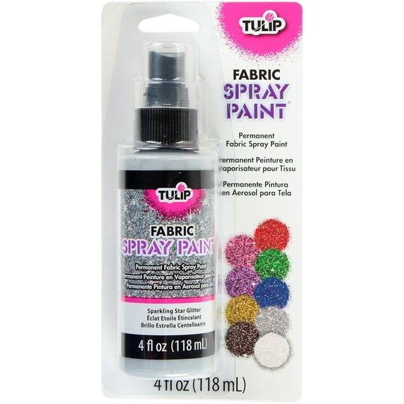 Tulip Fabric Glitter Spray 4oz Card Sparkling Star