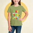 thumbnail image 4 of Fatuov Kids Back to School Shirts Short Sleeve Summer Graphic Tees for School Funny Print Crew Neck Breathable T-Shirt 7-8 Years, Green, 4 of 4