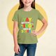 thumbnail image 4 of Blusas y camisas de manga corta con cuello redondo, moda de verano y primavera, para niños, cuello redondo, manga corta, temporada escolar, camiseta estampada, blusa de poliéster para niños, 4 of 5