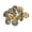 Antique Gold 30L, variant on Mibo 12pcs Metal Shank Button - Nautical Wings and Crown Emblem - 24L(15mm) - Antique Gold