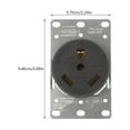 thumbnail image 4 of RV Outlet 30a 125v Flush Receptacle Electrical Straight Blades Receptacle, 4 of 4