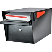 Mail Boss Mail Manager Locking Security Post Mount Mailbox Steel, Rust Resistant