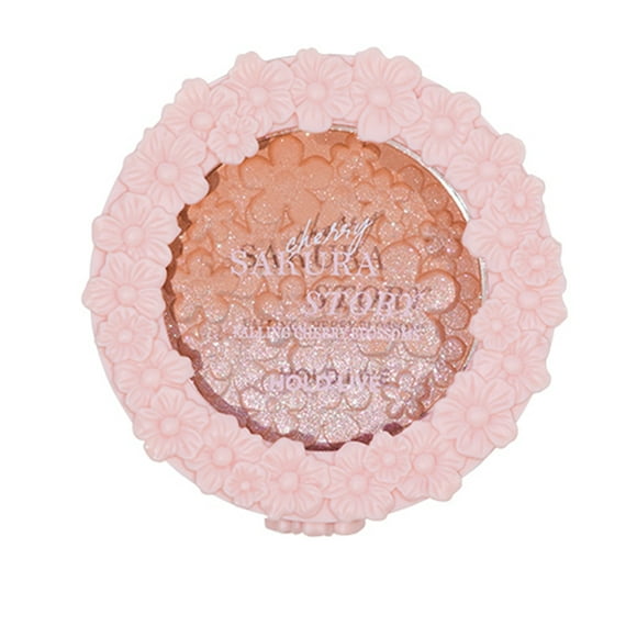 HOLD LIVE Cherry Blossom Face Powder Blush 0.2 Ounce Cruelty-Free Blush Contour & Highlight Face with Matte Shimmery Color