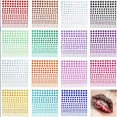 thumbnail image 1 of Self Adhesive Stickers For Nail Decor 4 Size 15 Color Sticky Gems For Body Makeup Stick On Acrylic For CraftCard Decorations, 1 of 9