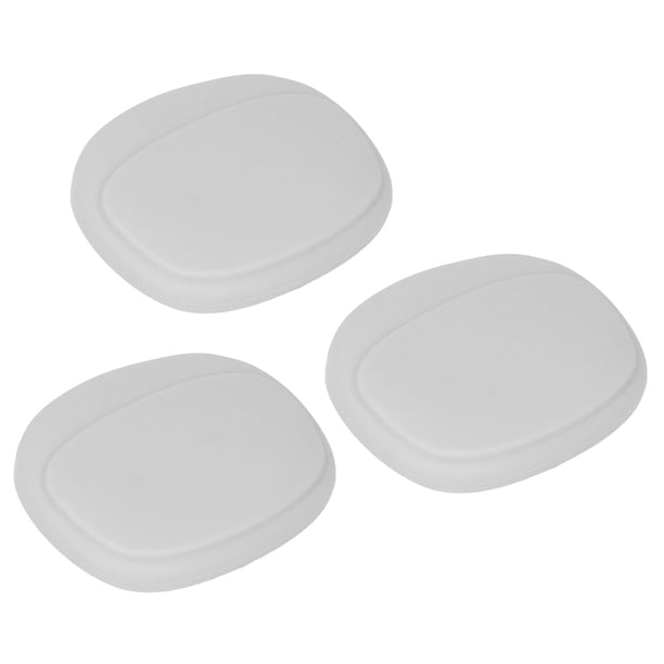 Protector Estuche parauriculares de 3 piezas, mini bolsa portátil de almacenamiento de silicona parauriculares con resistencia a la presión, amplia compatibilidad y