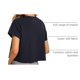thumbnail image 4 of Remera CRZ YOGA Crop Top de Algodón Pima Azul Marino Talle M, 4 of 7
